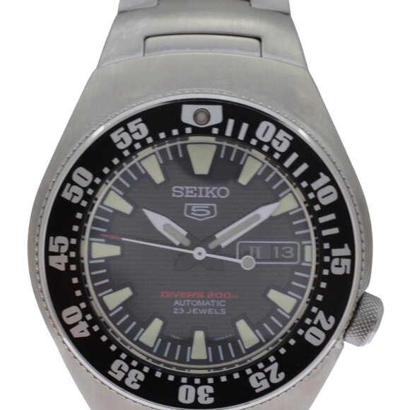 NEW Seiko 5 40th Anniversary RARE 44mm Stainless Steel SKZ201K Watch! 7S36-00S0! - Picture 3 of 12